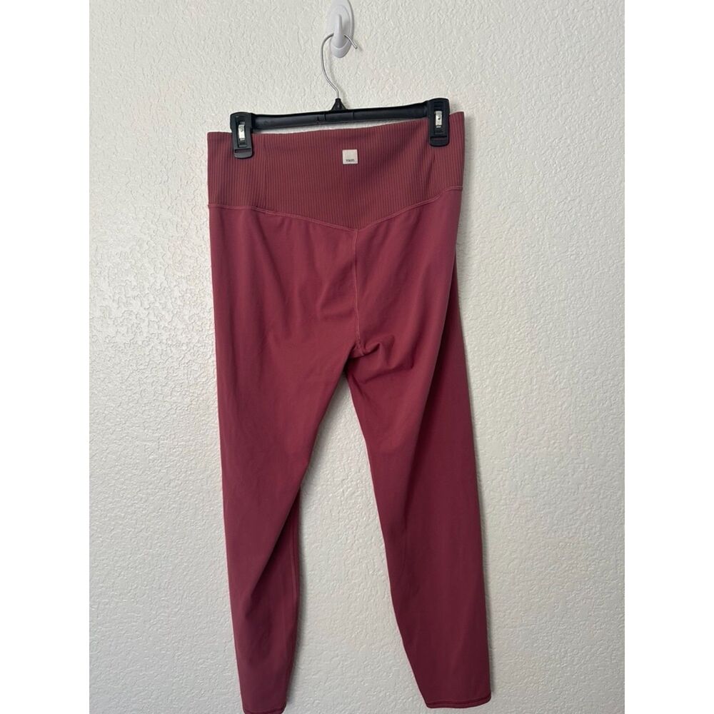 Vuori Rib Studio Legging Pink Mauve Large - Picture 4 of 9